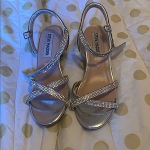 Little girls rhinestone shoes